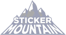 sticker mountain logo